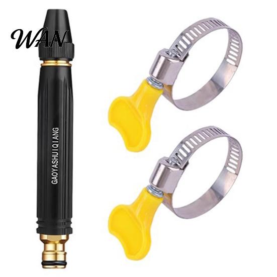 Adjustable Spray Nozzle High Pressure Hose Car Wash Booster with Settings Garden for Plant Watering Washing Outdoor Cleaning