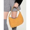 MLB Brand Logo Pu Shoulder Tote Bag Regular Women tote bag Yellow 3ABQSD16N-43YED