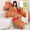Soft Love Capybara Throw Pillow Plush Toy Doll Kapibara Doll Girl Soothing Rag Doll