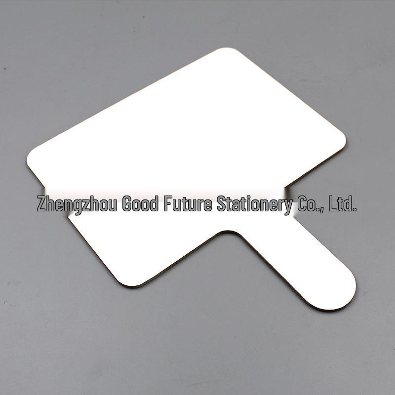 Dual-Sided Handheld Erasable Whiteboard for Classroom and Broadcast