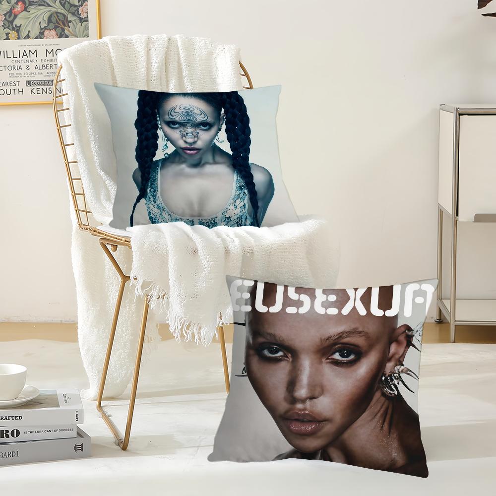British singer F-FKA T-Twigs E-EUSEXUA Pillow Case Office Cushions Suitable For Sofa Car Bedroom Decorative Cushion Cover