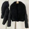 Winter new women's short down jacket women's high-end white duck down fashion warm down jacket women