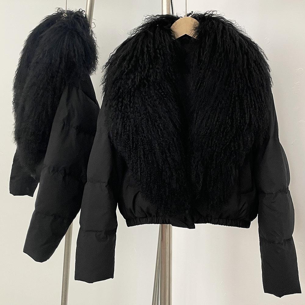 Winter new women's short down jacket women's high-end white duck down fashion warm down jacket women