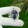 Natural Iolite Gemstone Pendant 925 Sterling Silver Indian Jewelry For Girls