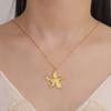 Lucktune Stainless Steel Big Starfish Pendant Necklace for Women Gold Color Seastar Choker Necklace Y2K Jewelry Valentine's Gift