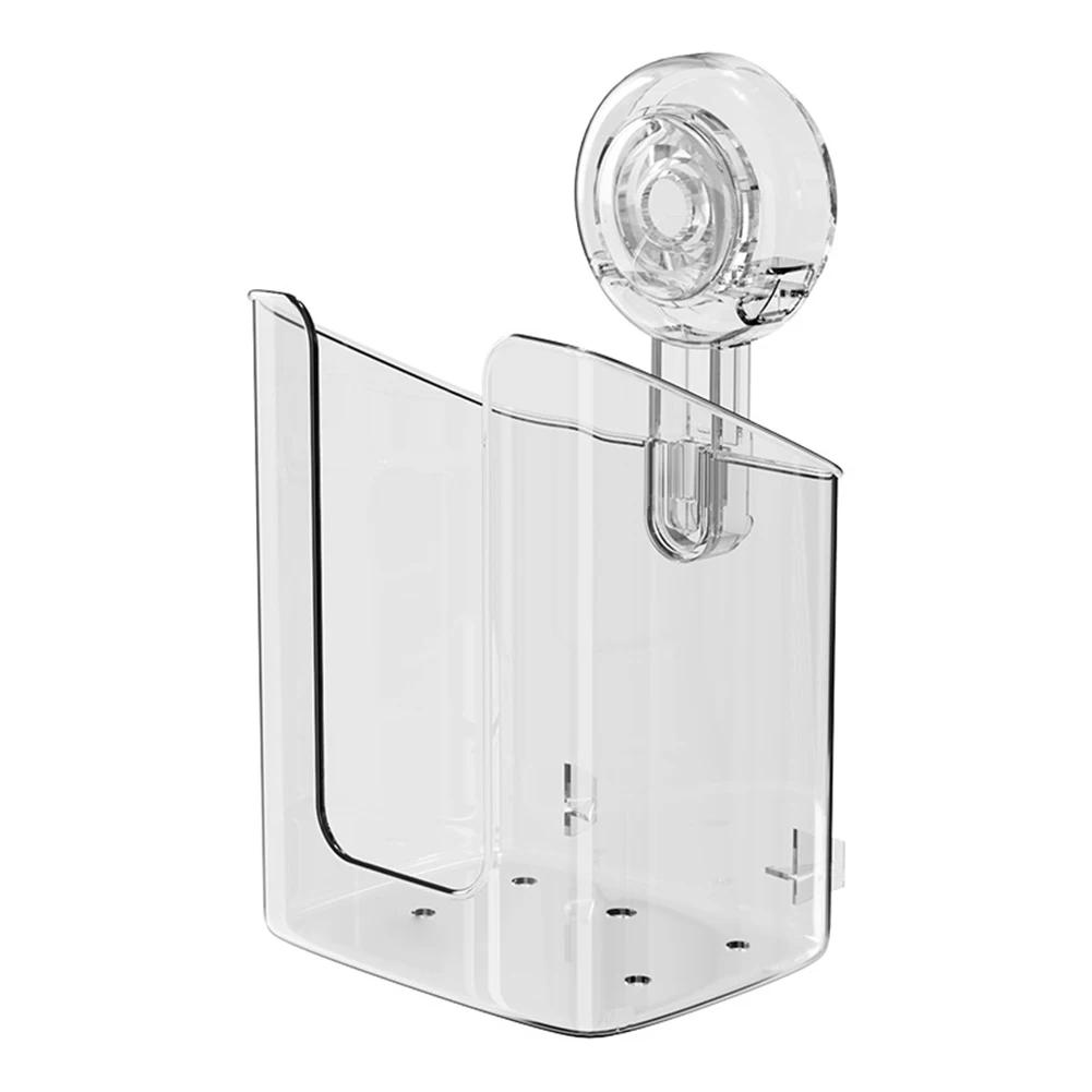 Wall Mounted Wipes Dispenser with Suction Cup Toilet Wipes Holder Large Capacity Tissue Storage Box for Kitchen Bedroom