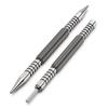 Glieskir Spring-Loaded Nail Set Tool, Dual-Head Nail Setter and Hinge Pin Punch Set, Hammerless 116 Inch & 332 Inch Spring Nail Set, Super Strong