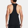 Under Armour UA Vanish Letter Logo Print Leicht Elastisch Atmungsaktiv Rundhalsausschnitt Ärmelloses Tanktop Herren Oberteile Schwarz 1382802-001