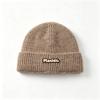 Knitted hat women's autumn and winter letter wool hat outdoor warm versatile pullover ear protector cold hat men's tide
