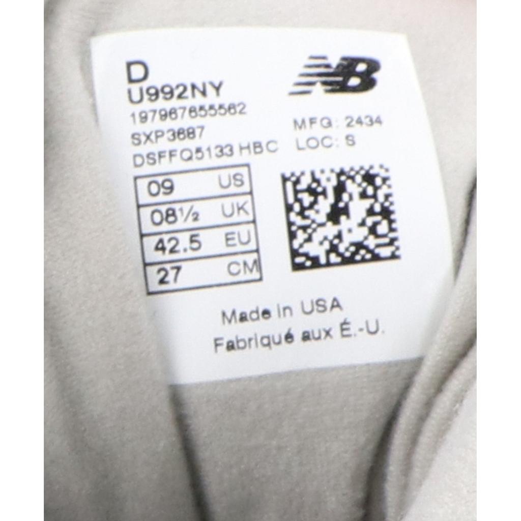 New Balance [Ausgezeichneter Zustand] U992NY Made in USA Wildleder/Mesh Sneaker Schuhe US9 Marineblau Gebraucht