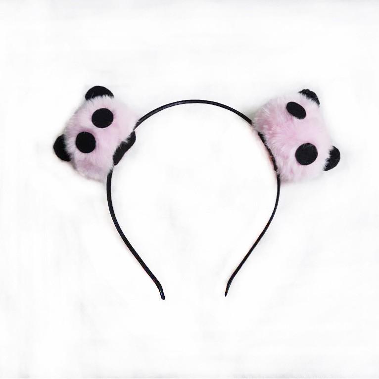 2023 Christmas Panda Light-Up Hair Clip and Headband Set