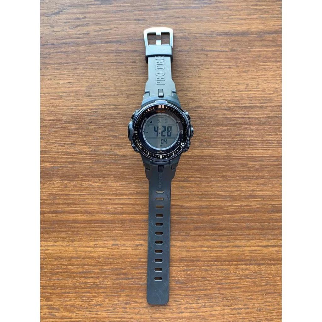 Used CASIO PRO TREK PRW-3000 Solar Radio Controlled