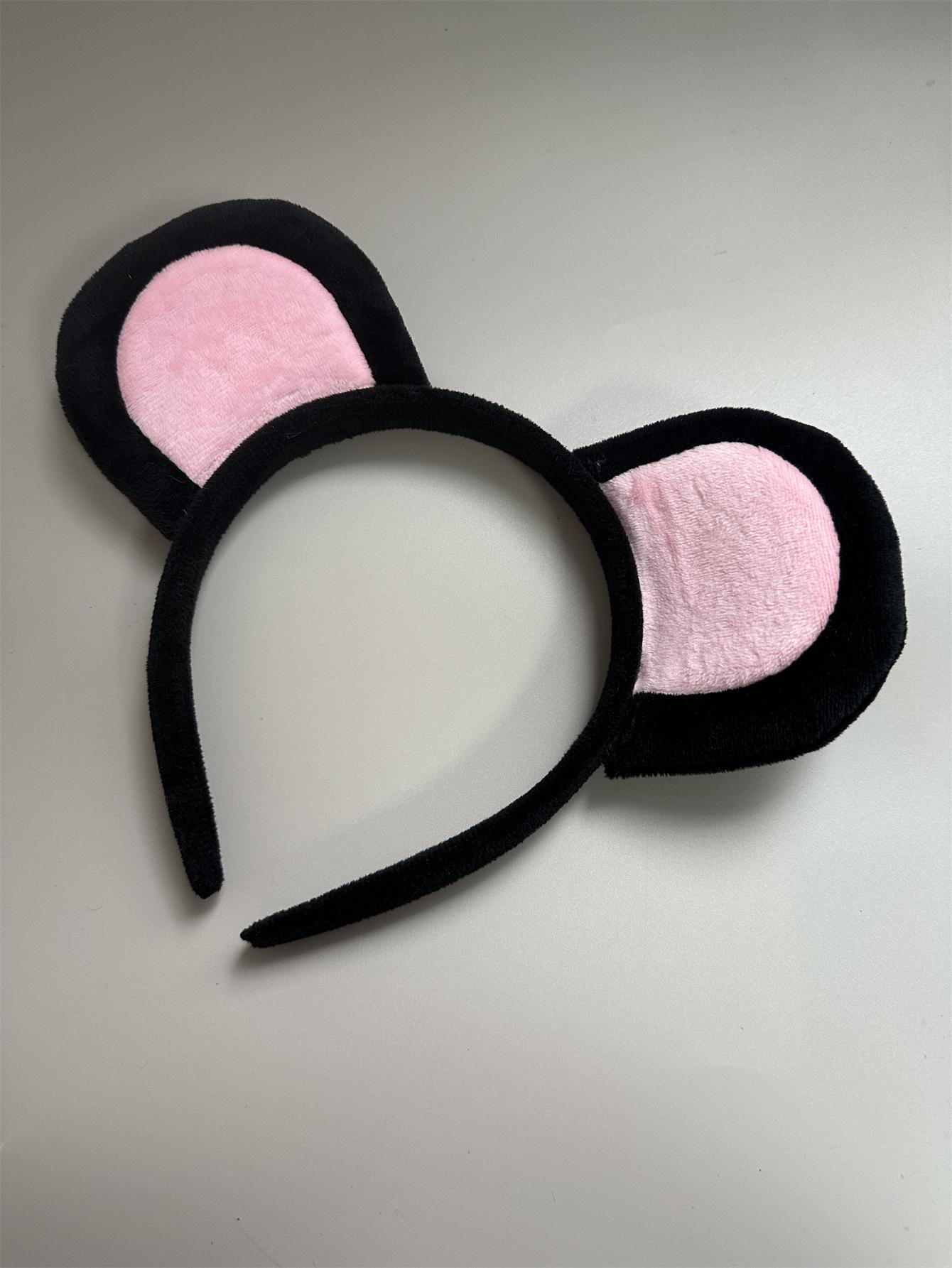Pluche Haarband Dier Beer Oren Hoofddeksel Bont Hoofdband Schattige Hoofdtooi Anime Verkleedkostuum Cosplay Accessoires white