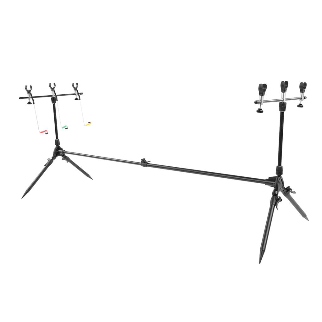 Lixada Support de Rod Pod Rétractable pour la Pêche à la Carpe Support de Canne à Pêche Accessoire de Pêche