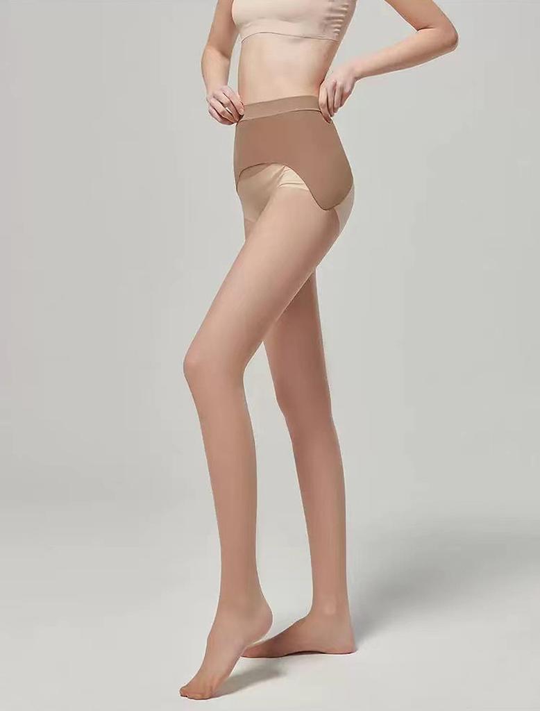 [Upgraded 0.7D] Ultra-Thin Invisible Pantyhose,Plus Size, Super Elastic,Sexy Apple Hip,Elastic Waistband,Seamless Stitching