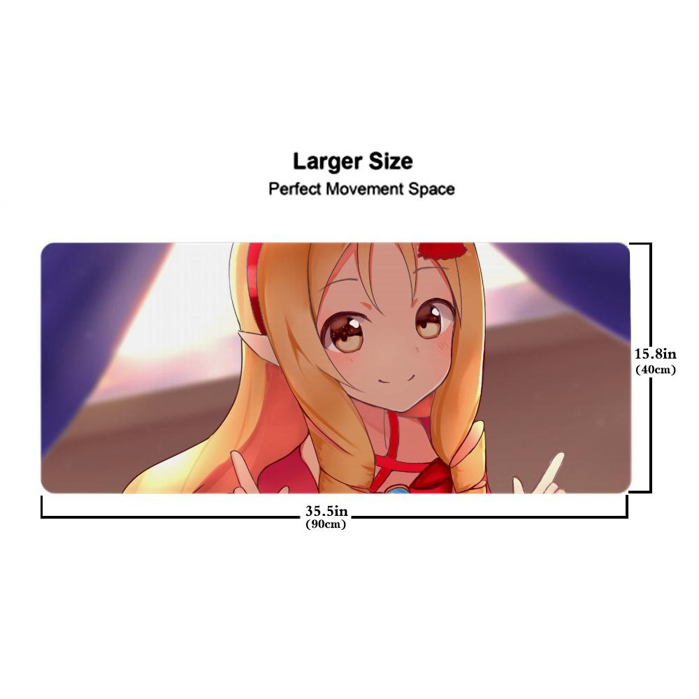 yamada elf Mouse Pad 500X1000 mm Large Gaming Mousepad Gamer XL Rubber Otaku Keyboard Pad Laptop Desk Mat
