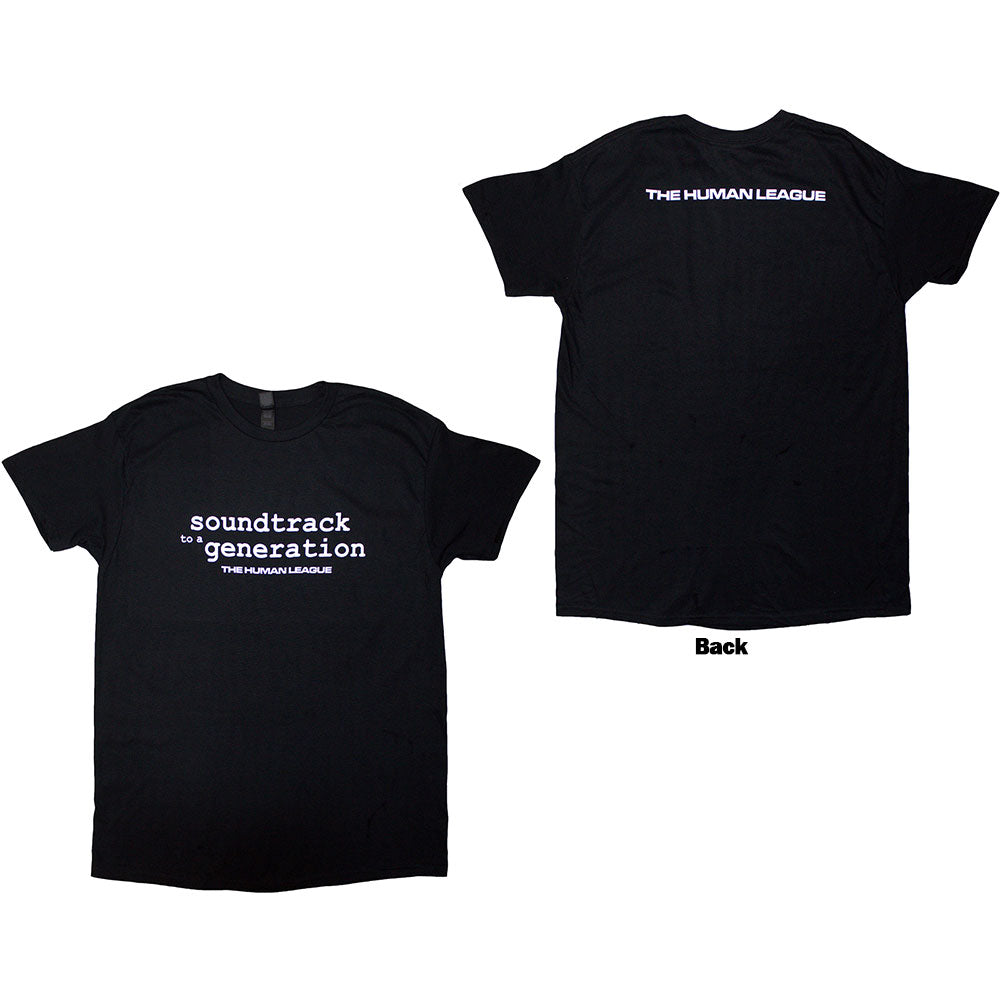 The HuUnisex League TShirt Soundtrack To A Generation Back Print OFFICIAL NEW XL