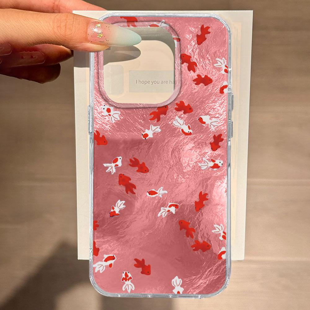 Gradient Vortex Pattern Phone Case For iPhone 17 16 15 14 13 12 Pro Max 7 8 Plus 11 16e X XS XR SE Shockproof Fish Funda Cover