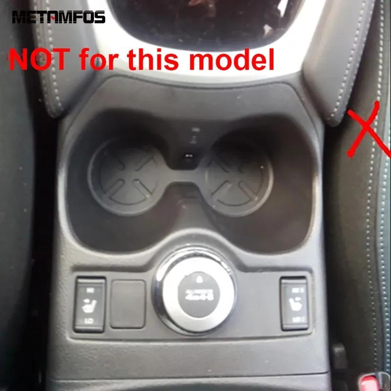 For Nissan Qashqai 2014 2015 2016 Matte Center Console Water Cup Holder Panel Cover Trim Frame Interior Accessories Car Styling