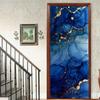 1 Pezzo Adesivi per Porta con Stampa Marmo 3D Rimovibili Vinilos Para Puertas Carta da Parati Adesiva Murales Artistici per Porte Bibliotheque Arredamento Moderno per la Casa