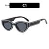 Fashion Cat Eye Sexy Shades Designer Famous s Women Men Retro Small Frame Square Sunglasses Uv400 lentes de sol mujer