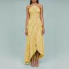 2026 Sleeveless Irregular Lace Slit Dress: Women's Summer High-End Fashion