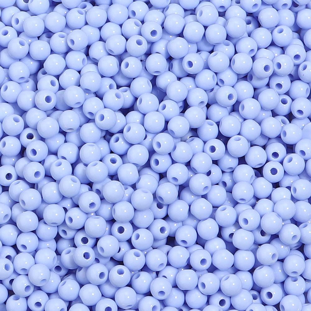 Colorful 4mm Acrylic Round Seed Beads for DIY Jewelry, Bracelets, and Necklaces