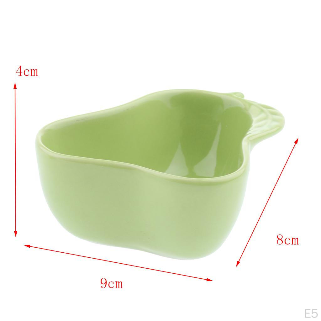 feeder and waterer, Ceramic Small Pets for Bird Guinea Hamster Chinchilla Ferret - Various Colors to