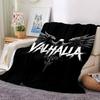 1pc Valhalla Throw Blanket Soft Flannel, Cozy All Season Polyester Perfect for Home, Office