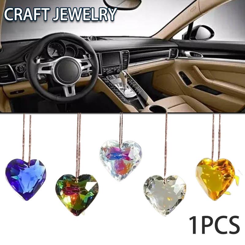 

Кали Радуга Сердце Кристалл Suncatcher Призма Кулон Окно Висячие Декор Украшения