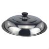 Stainless Steel Frying Cookware Lid Easy To Assemble Heat Resistant with Handle for Restaurants