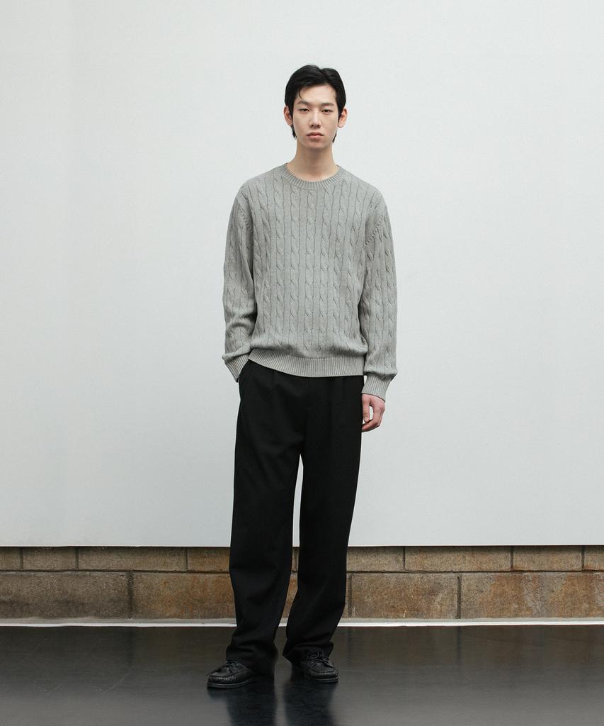 BLANKROOM Neat Slacks_Black