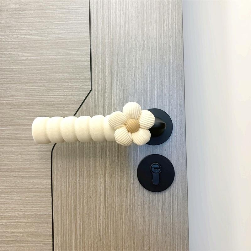 1 small fancy door handle cover to effectively prevent damage to walls and door locks, anti-static pull gloves