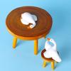 6 Bucăți Figurină Gâscă din Rășină Decorațiune Monitor Calculator, Statuetă Mini Gâscă Drăguță Colecționabilă pentru Panou de Bord Mașină, Rama Foto TV, Decor Birou