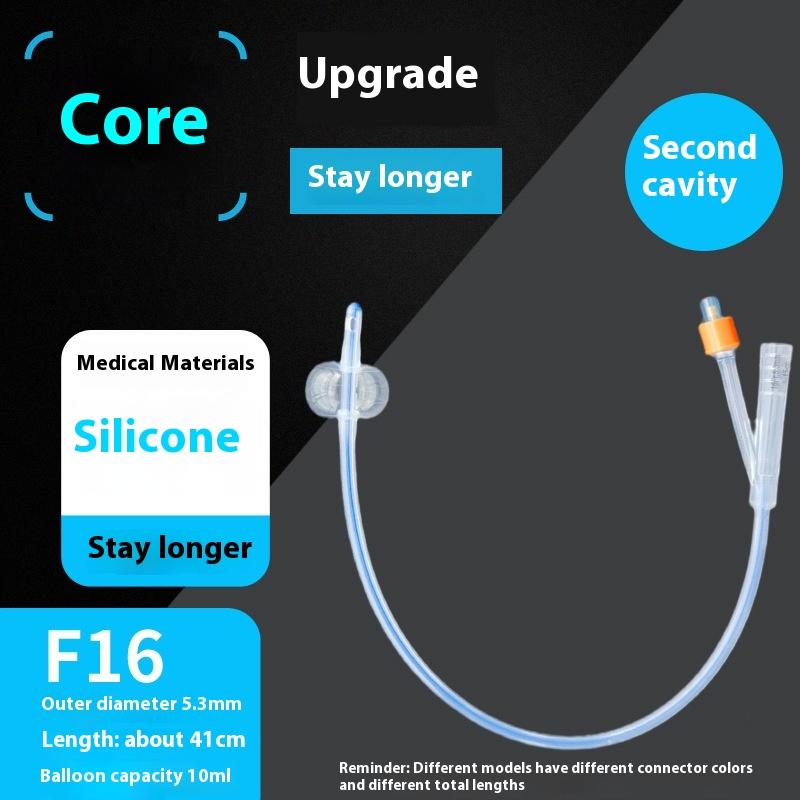 

1 шт. 2-ходовой 3-ходовой мочевой катетер Одноразовый медицинский силиконовый катетер Фолея Промывочная трубка Учебные расходные материалы A6