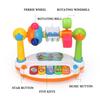 Multifunction Baby Music Toy, Piano Keyboard + Rattle + Rotating Drum, Educational Toy For Infant & Toddler