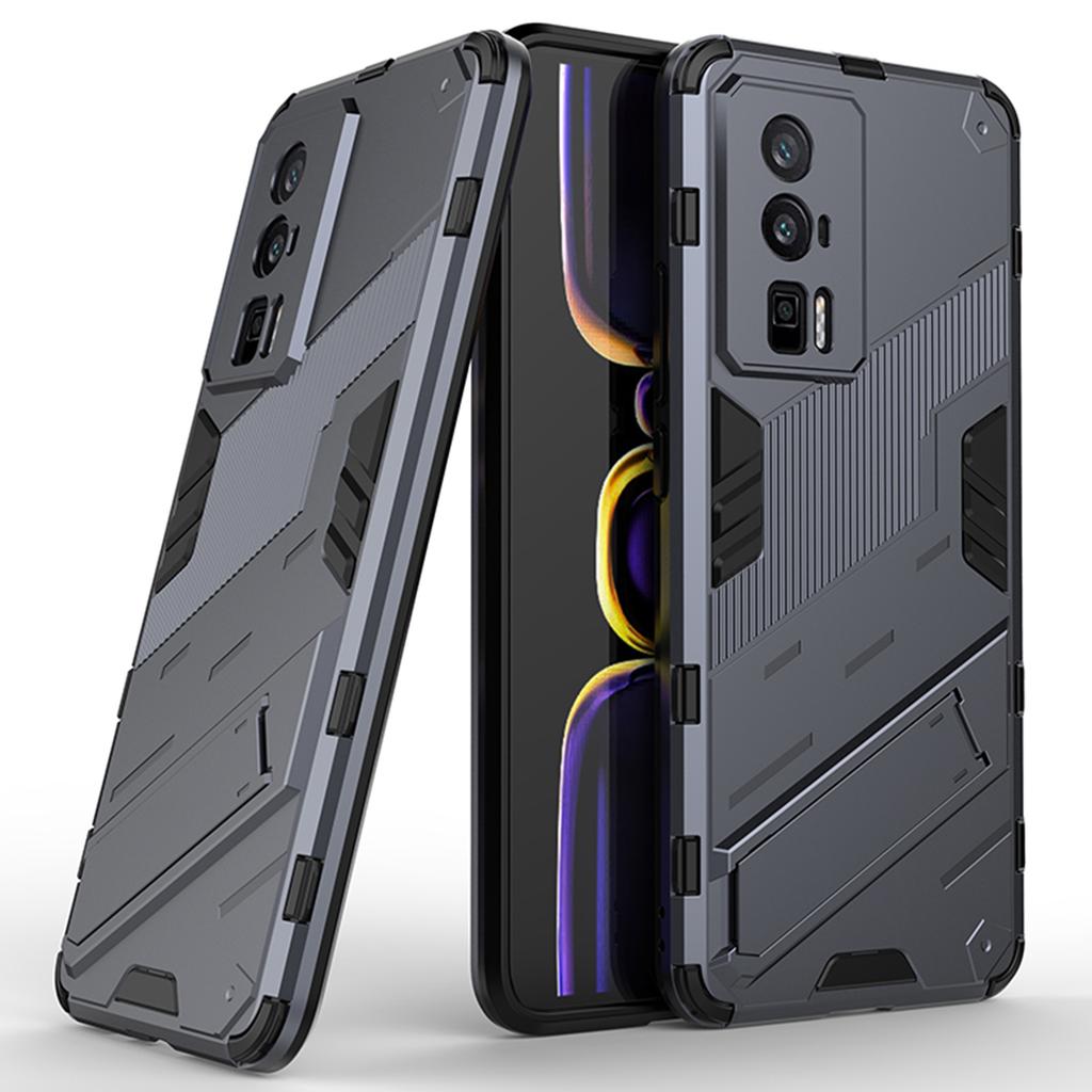 Ständer Handyhülle für Xiaomi Poco F5 Pro 5G/Redmi K60 Pro 5G/K60 5G Kratzfeste Weiche TPU Harte PC Abdeckung