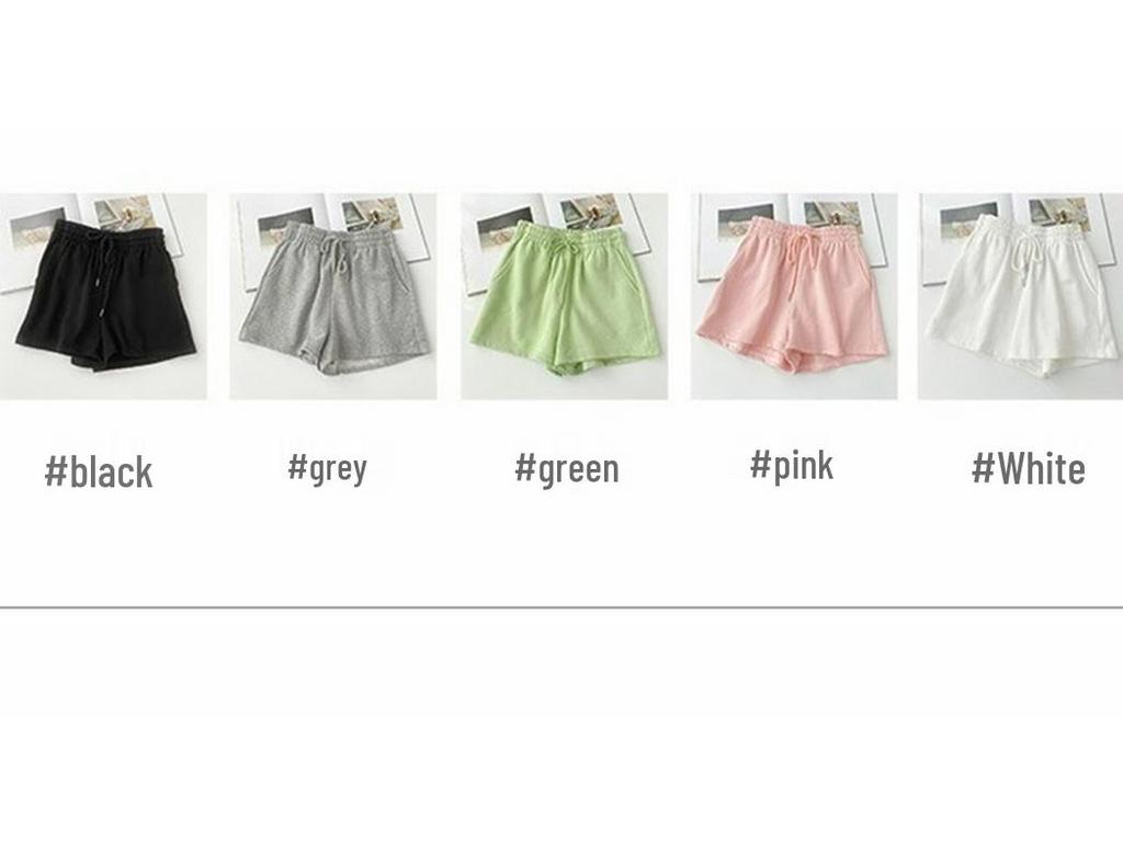 Shorts de Pierna Ancha de Color Sólido de Cintura Alta para Mujer de Verano – Tallas Grandes, Ligeros, Corte Holgado, Estilo Deportivo Casual