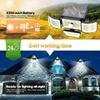 278LED Solar Lights 4 Head Adjustable with 3 Lighting Modes IP65 Waterproof Solar Lights Outdoor Garden Security Lights