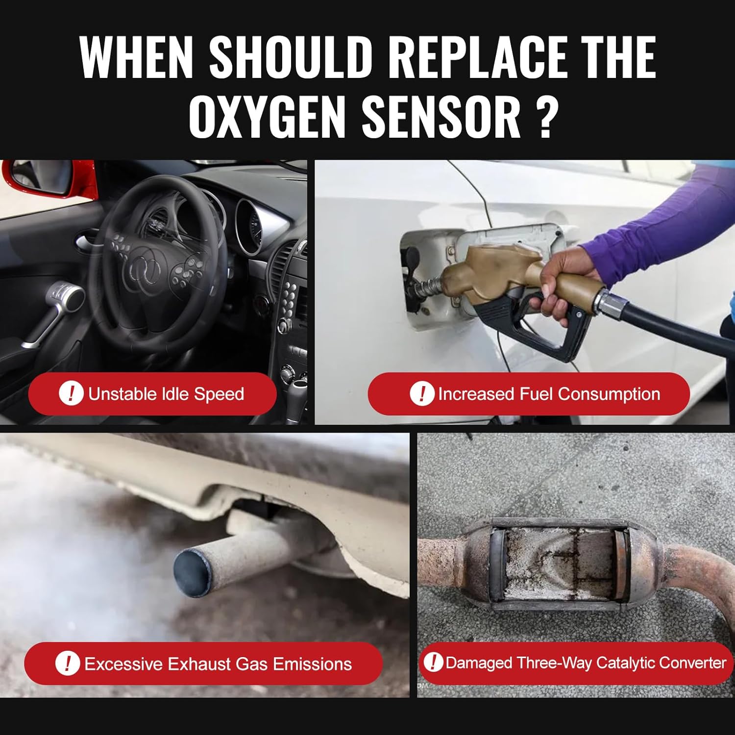 

Bapmic Кислородный 02 O2 Датчик После Катализатора Совместим с 1996-2004 Chevrolet GMC Buick 234-4337 13444 12578459 (Упаковка из 2 шт.)