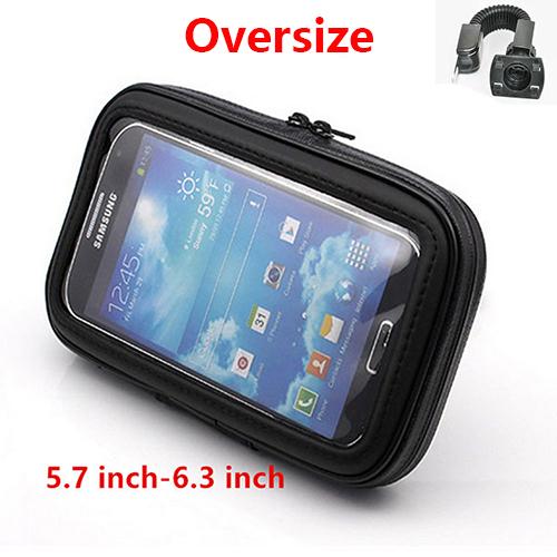 Držák telefonu na motocykl Podpora Moto Jízdní kolo Zpětné zrcátko Stojan Držák Vodotěsná Taška na telefon pro skútr Motocykl pro Samsung
