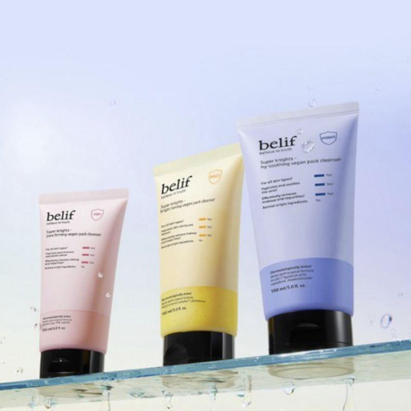 BELIF Super Knights Hi-Soothing Vegan Pack Cleanser 150ml