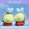 Charming Cartoon Bumblebee Plush Doll Keychain Perfect For Bag Decoration