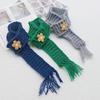 Puppenhaus Miniatur Stricken Schal Ornament DIY Puppen Kleidung Zubehör Anziehen für Geburtstagsgeschenk