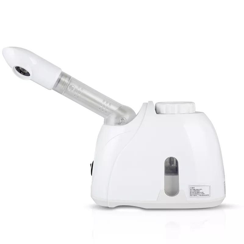 350W Ozon Ansiktsdamper Varm Damp Luftfukter Ansikts Dyprensende Vaporisator Salong Hjemmespa Hudpleie Blekende Spray