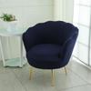 Schminkstuhl Sofa Blütenblatt Stuhlbezug Elastisch Polarfleece Hoher Sessel Hocker Staubschutzhüllen für Schlafzimmer Heim Lesezimmer Dekoration
