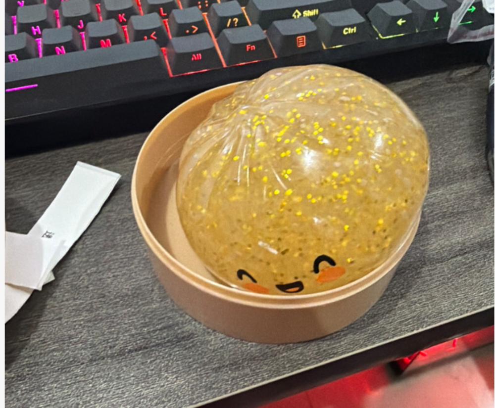 2026 New Giant Glitter Dumpling Squishy Box for Stress Relief More Surprises Anti-Stress Ball, Squeeze Sensory Toy Stress Relief