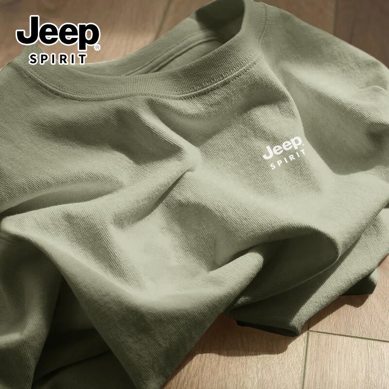 JEEP SPIRIT Men s Heavyweight Cotton Long Sleeve T-Shirt XL