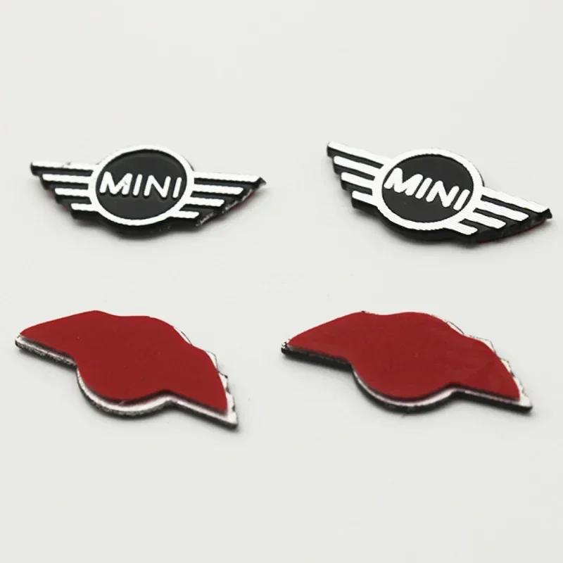 Für Bmw Mini 3D Aluminiumlegierung Auto Lautsprecher Audio Aufkleber Abzeichen Emblem Dekoration Zubehör Für MINI COOPER R56 R55 R60 R61 Cou
