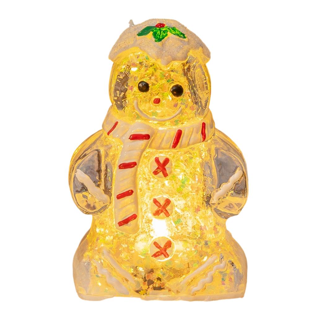 Christmas Cute Man Glowing Christmas Man Snowman Ornament